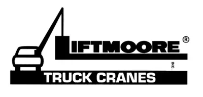 Liftmoore truck cranes. Franklin Machine Co. custom truck bed and crane installation partner